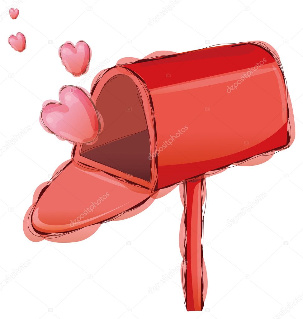 Postbox and heart