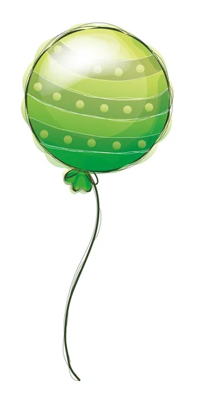 Zielony ballon — Zdjęcie stockowe
