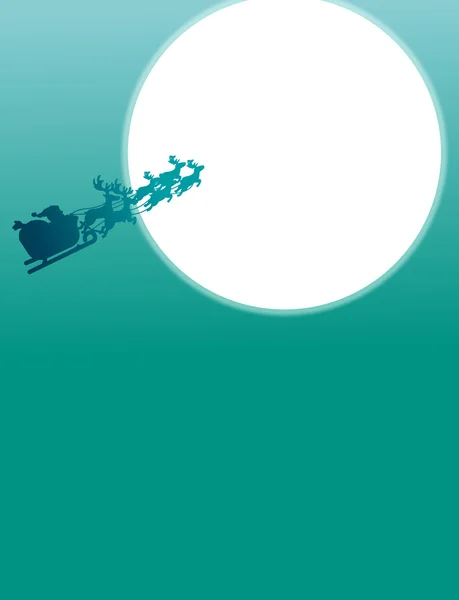 Weihnachtsmann-Schlitten — Stockfoto
