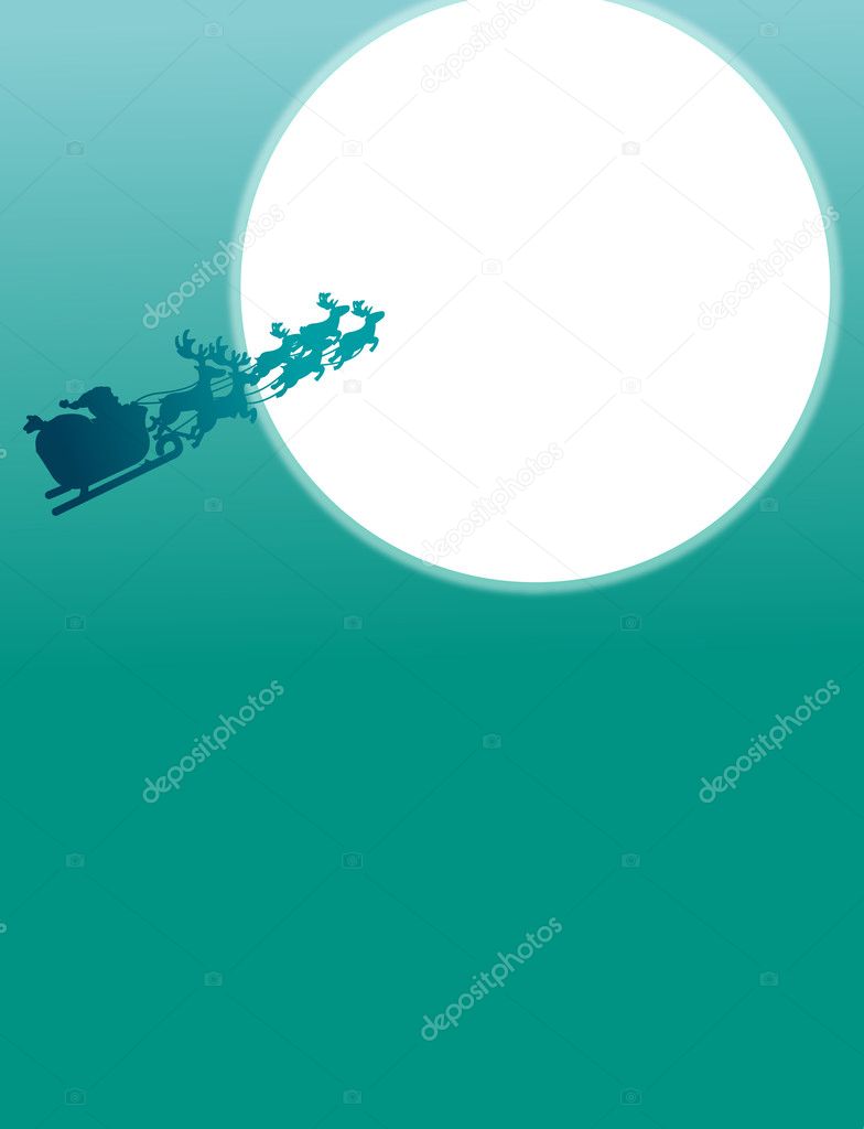 Santa`s sleigh