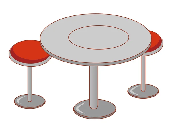 Íróasztal és szék — Stock Fotó