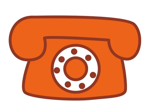 Red telephone — Stock Photo, Image