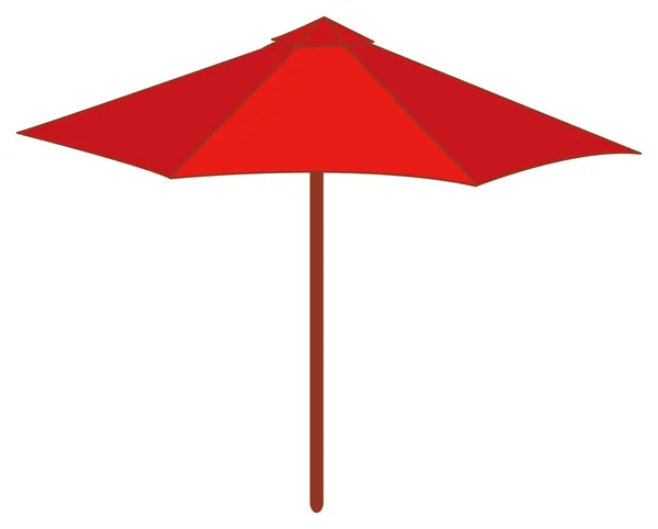 Paraguas rojo — Foto de Stock