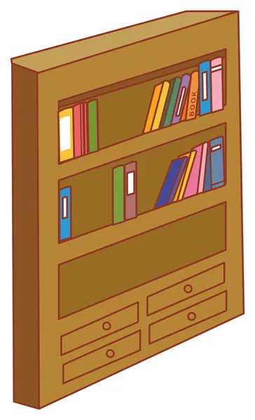 Книжный шкаф — стоковое фото