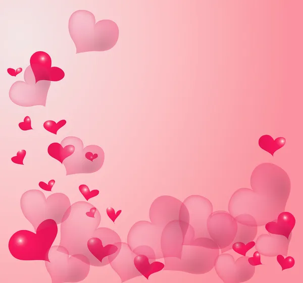 Pink heart background — Stock Photo, Image