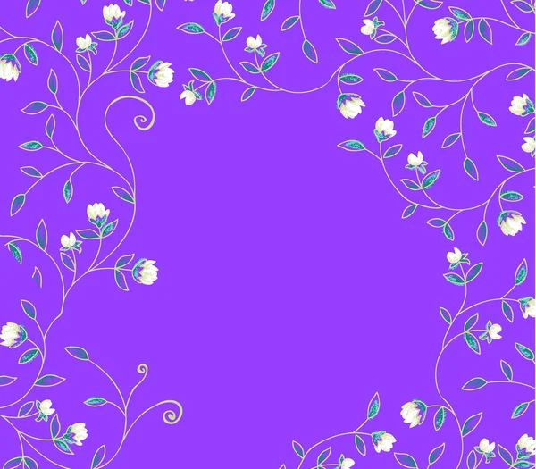 紫色花背景タツムリ — 图库照片