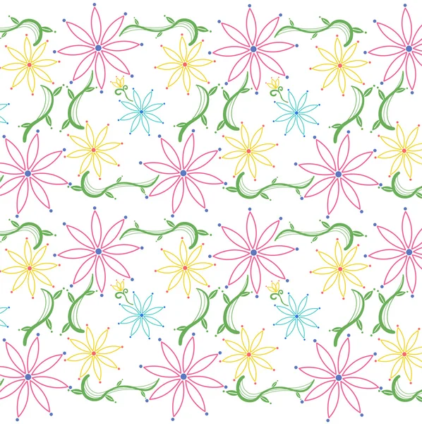 Wzory kwiatów — Zdjęcie stockowe
