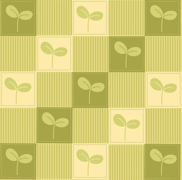 Green seeding background — Stock Photo, Image
