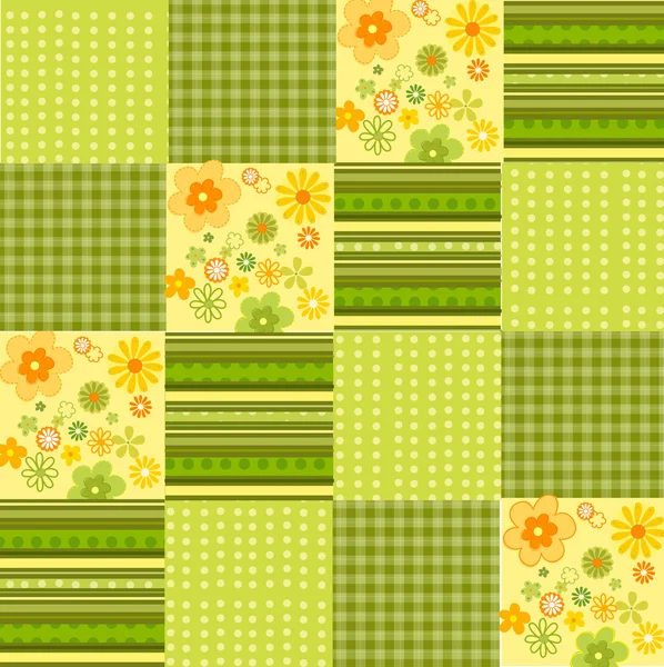 Flower spots and line background — Stock Photo, Image