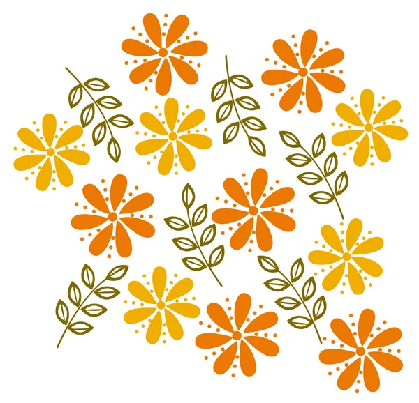 デイジーの花のパターン — ストック写真