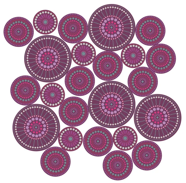 紫色の円の背景 — ストック写真