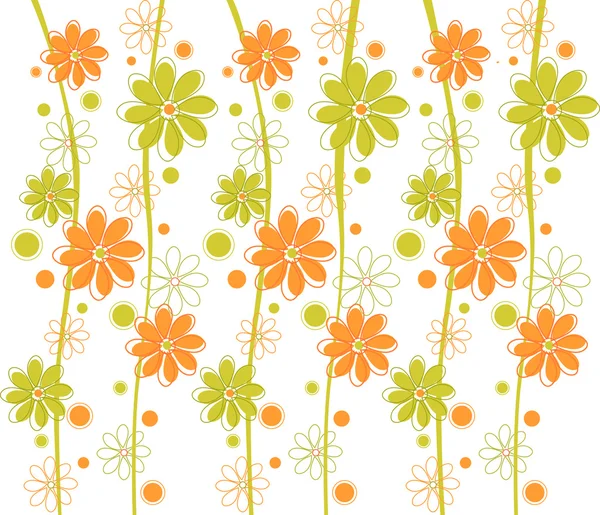 Daisy patrón de flores —  Fotos de Stock