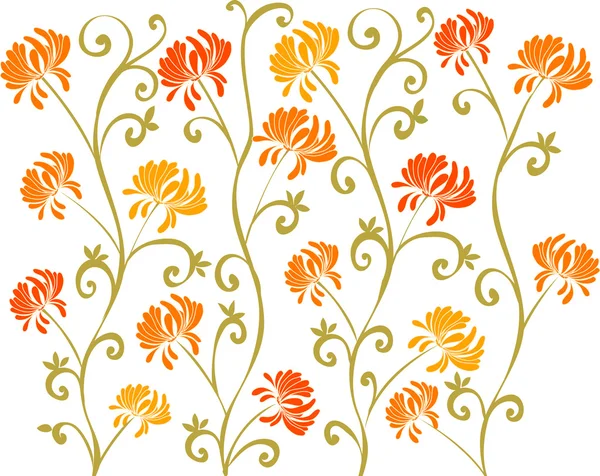 데이지 꽃 패턴 — 스톡 사진