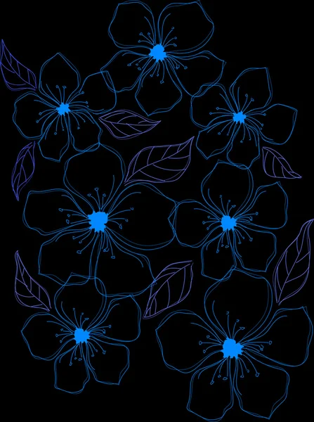 Blue flower — Stock Photo, Image