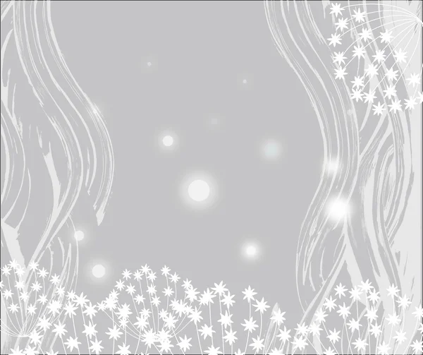 Серый цветочный фон Стоковое Фото