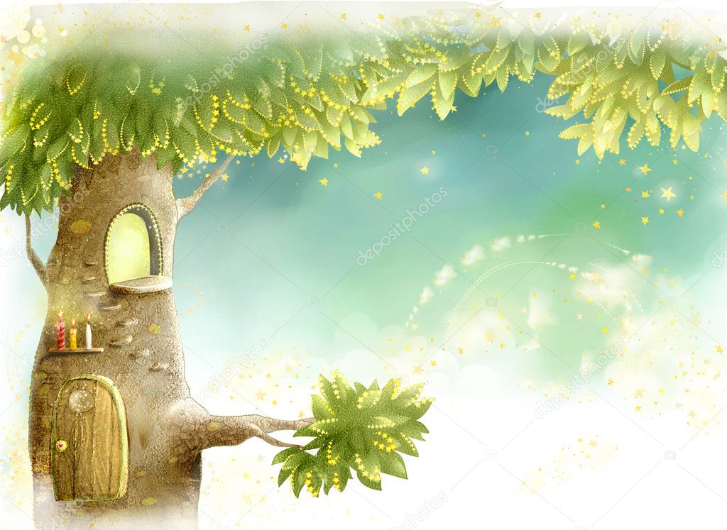 Tree House Stock Photo C Realrocking 3418032