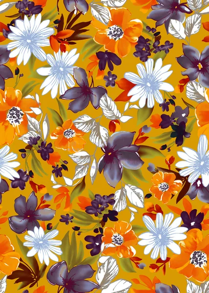 Λουλούδι μοτίβο Royalty Free Εικόνες Αρχείου