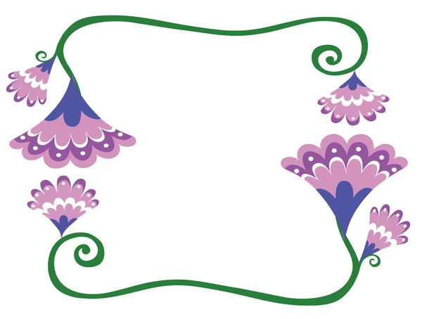 紫色的小花图案 — 图库照片