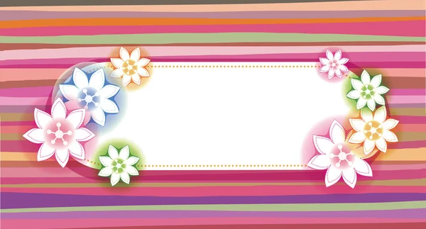 Flower banner — Stock Photo, Image