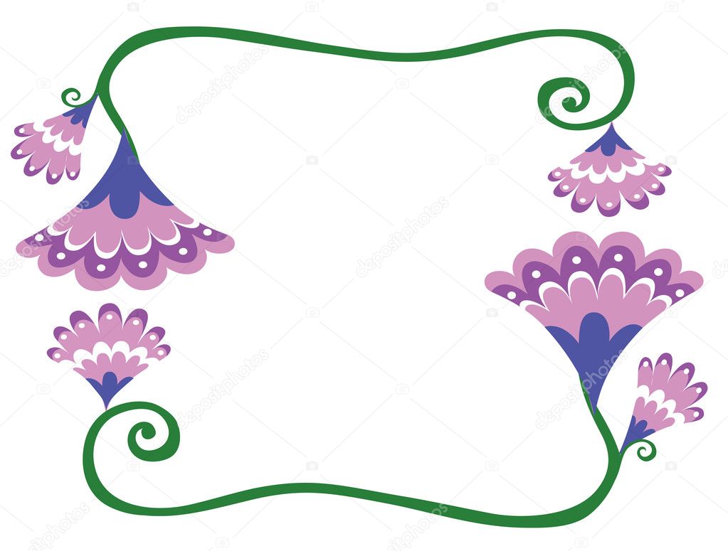 Glass Art Patterns- Flower: Iris - Purple 4 1/4 Inch W x 6 3/4