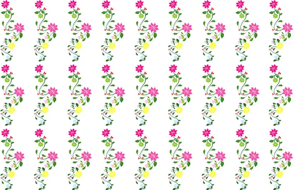 Naadloos bloemenpatroon — Stockfoto