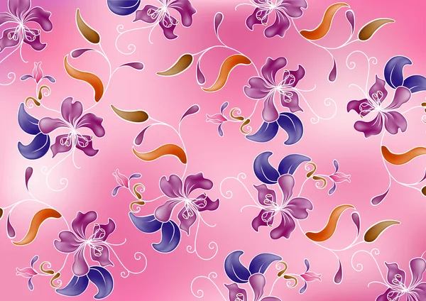 Flower seamless pattern — Stock Photo, Image