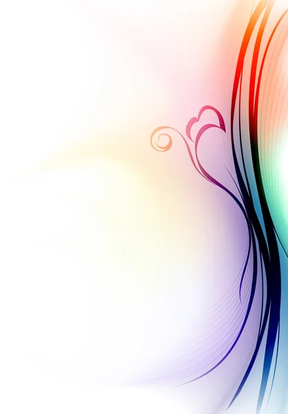 Curva colorida — Fotografia de Stock