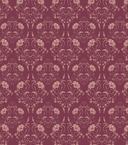 Seamless flower damask pattern — Stock Photo, Image