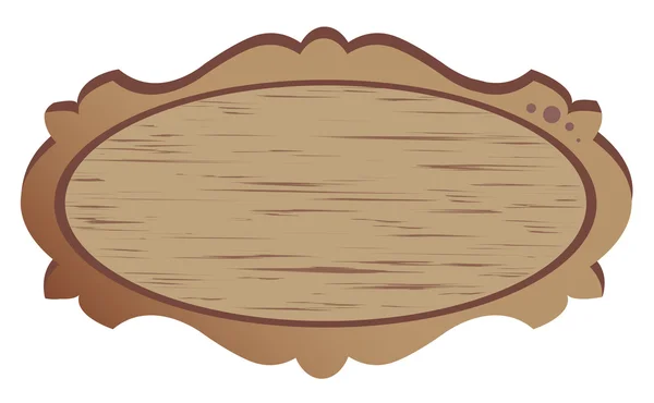 Banner de madera — Foto de Stock