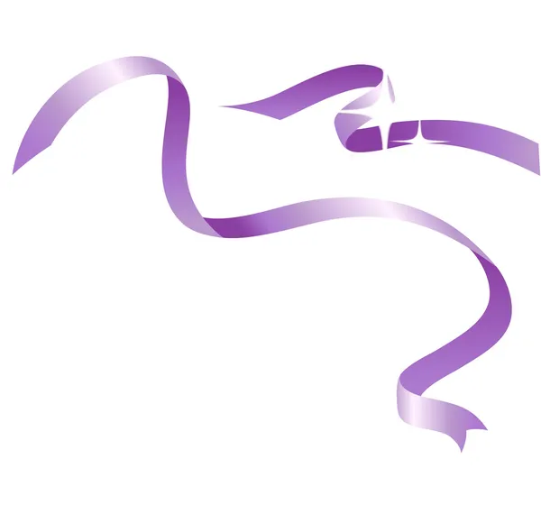 Пурпурная лента Стоковое Фото