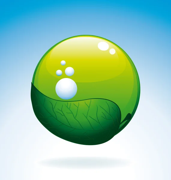 Biosauerstoff-Symbol. — Stockvektor