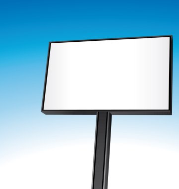 Blank billboard background ll clipart