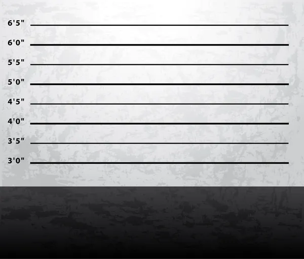 Mugshot fängelse bakgrund — Stock vektor