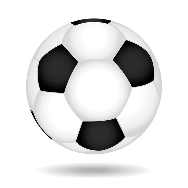 Bola de futebol — Vetor de Stock