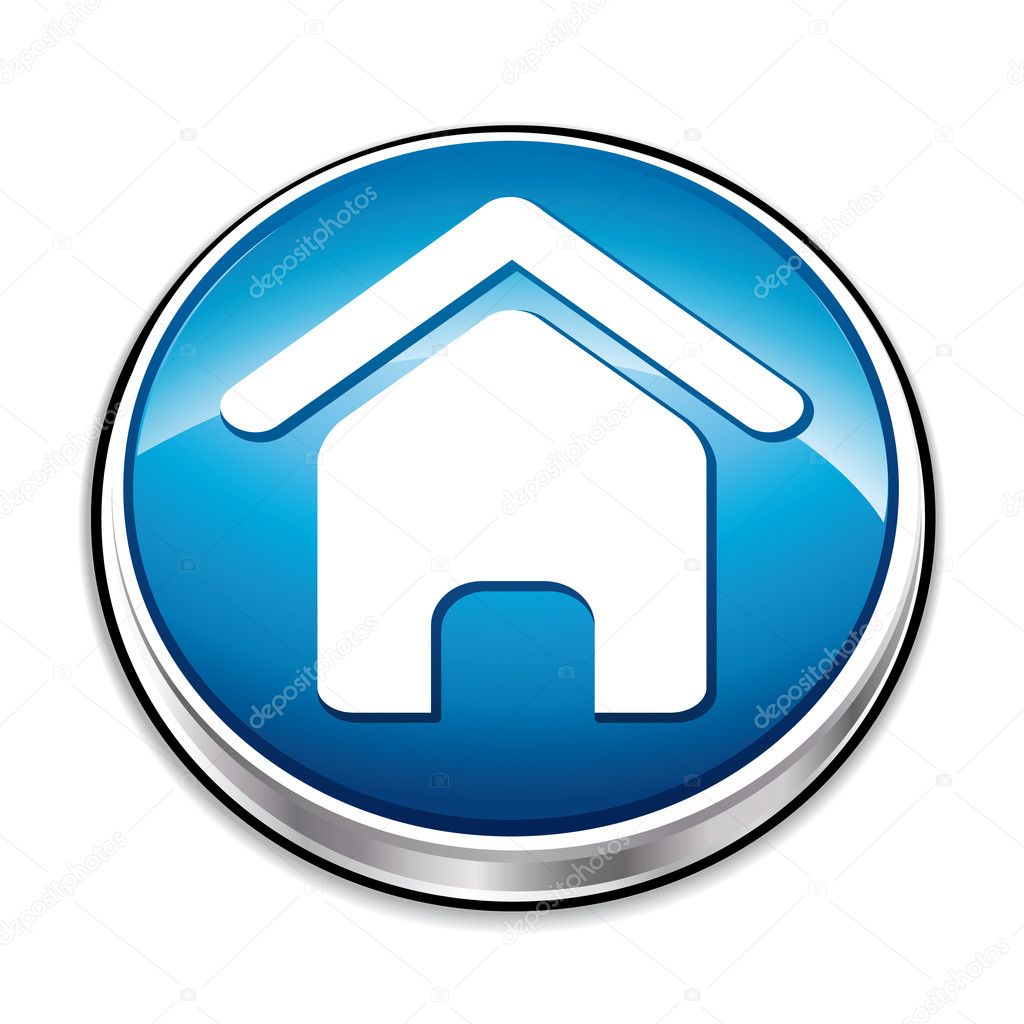 Download Blue house 3d icon — Stock Vector © Albachiaraa #3311828