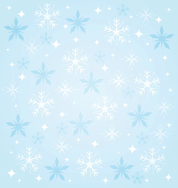 Hermoso fondo copos de nieve . — Archivo Imágenes Vectoriales