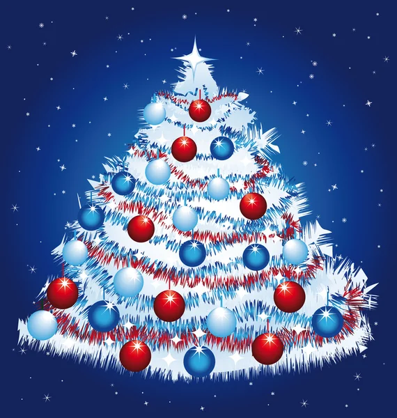 Hermoso árbol de Navidad . — Archivo Imágenes Vectoriales