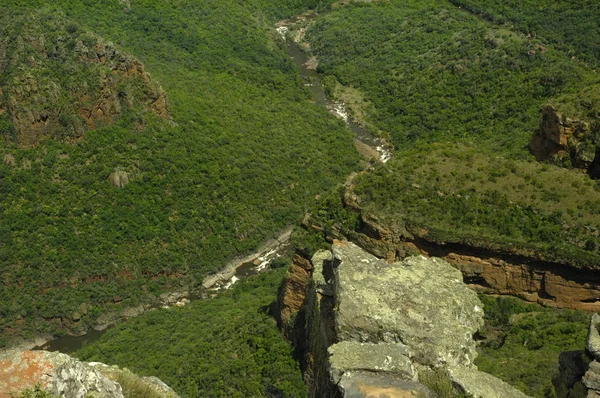 View down the Blyde River Canyon — Stock Photo, Image