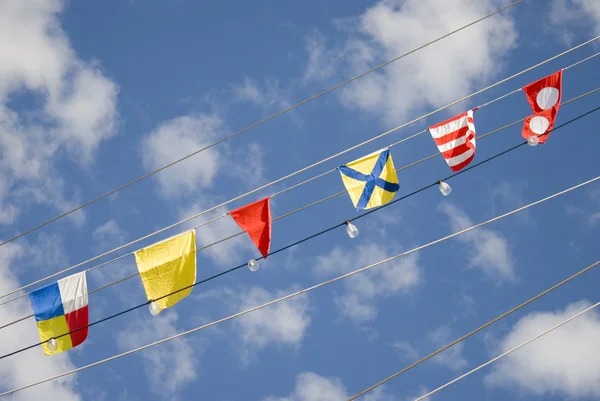 Segnali bandiere — Foto Stock