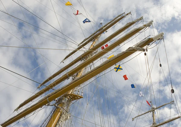 Masts and rigging — Stock Photo, Image