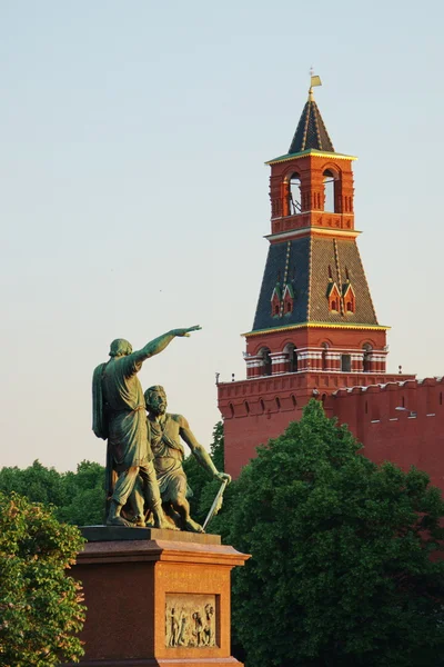 Monumento de Mininu e Pozharsky — Fotografia de Stock