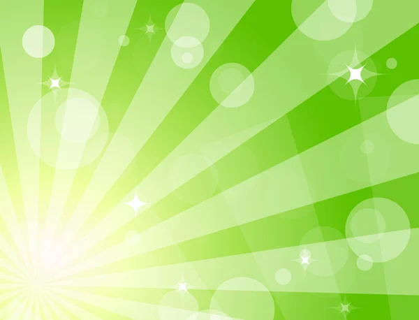 Grüner glänzender Hintergrund — Stockvektor
