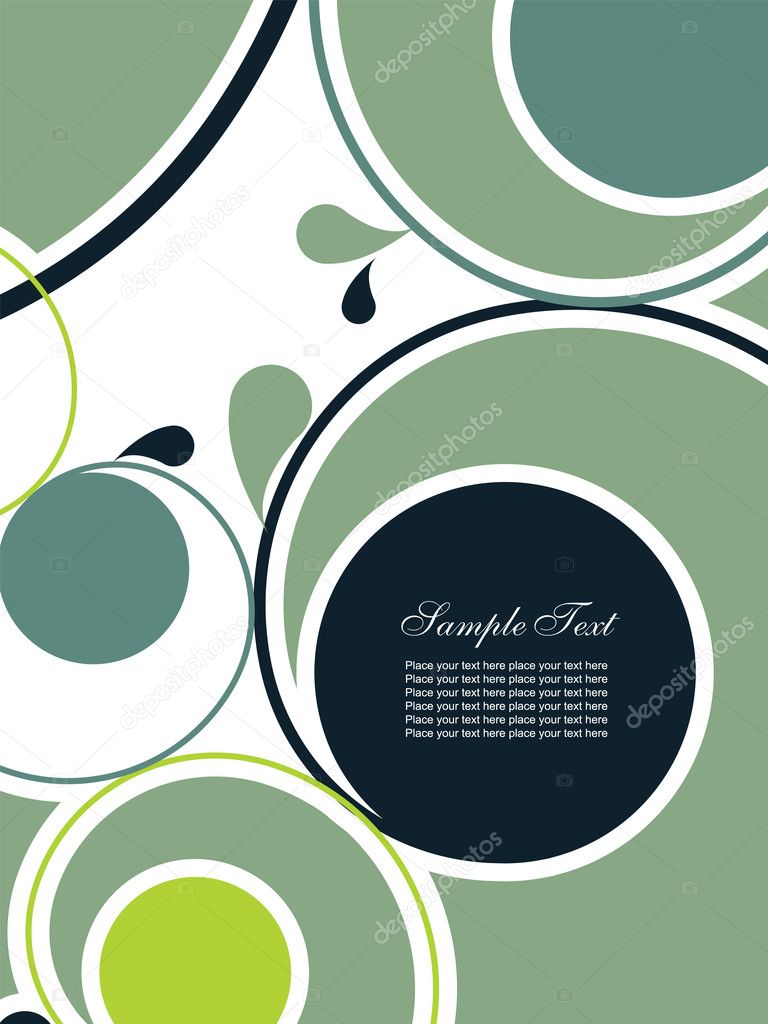 Abstract background with swirls
