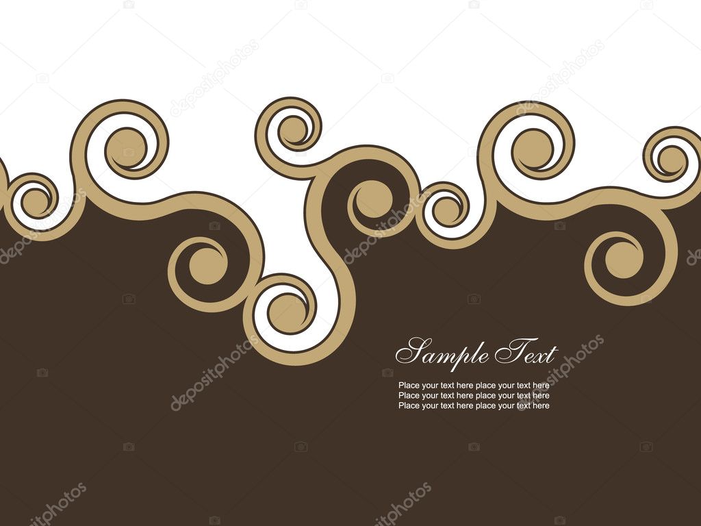 Abstract background with swirls