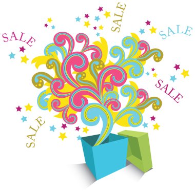 Abstract sale element clipart