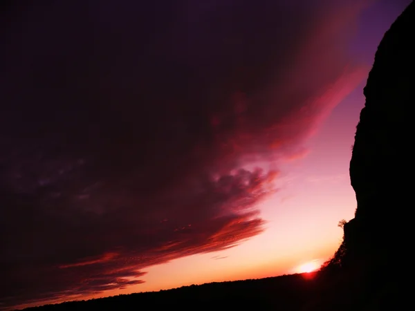 Spektakularny zachód słońca — Zdjęcie stockowe