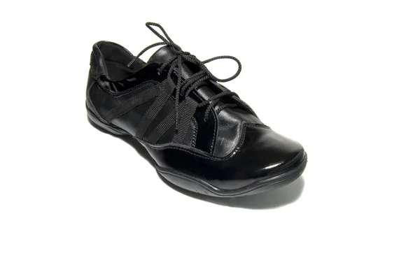 Чёрная классическая обувь — стоковое фото