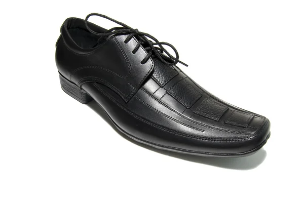 Zwarte klassieke schoenen — Stockfoto
