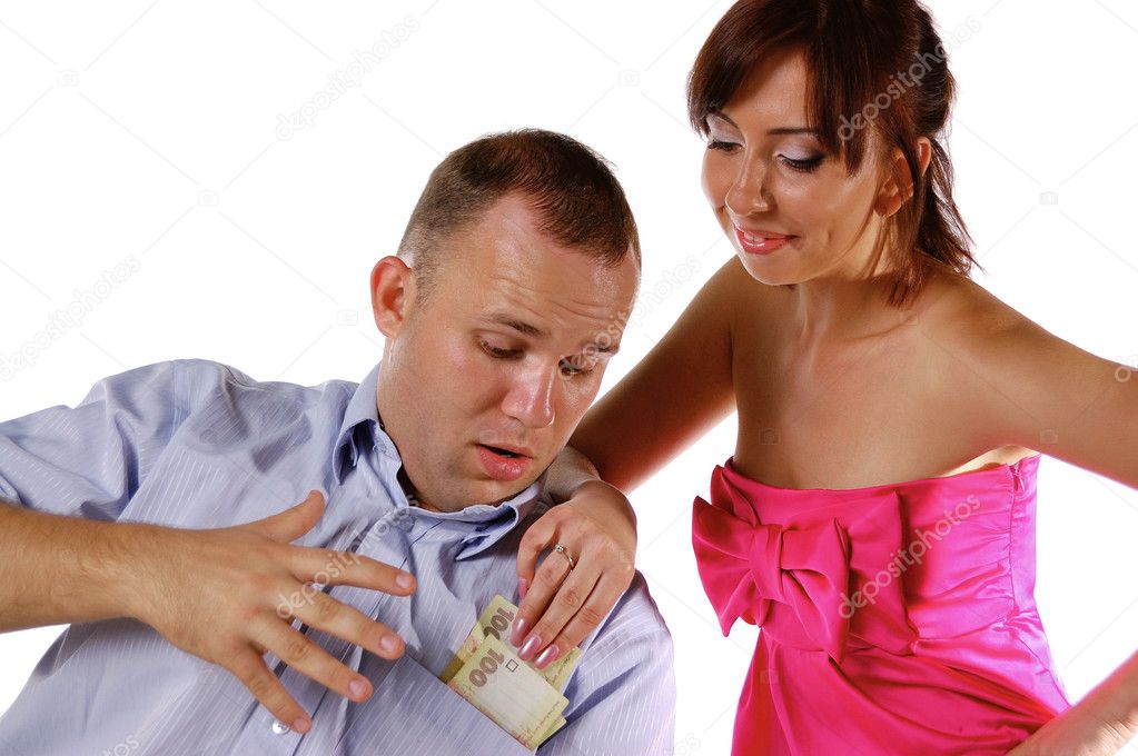 Wife takes away money from husband