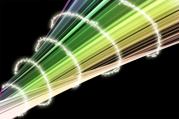 Espectro de ondas coloridas — Fotografia de Stock